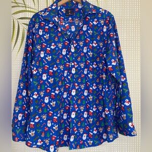 Men’s Simon Banks Christmas shirt Size XL Holiday and Christmas party